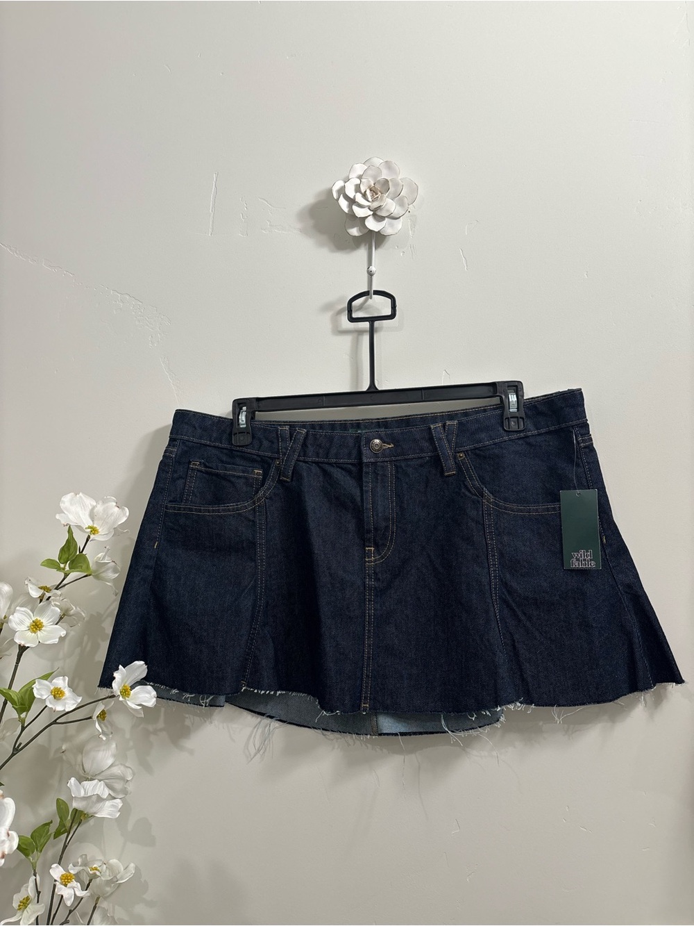 Denim Mini Skirt